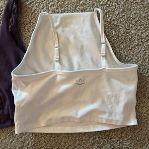 Beyond Yoga White Crop Top